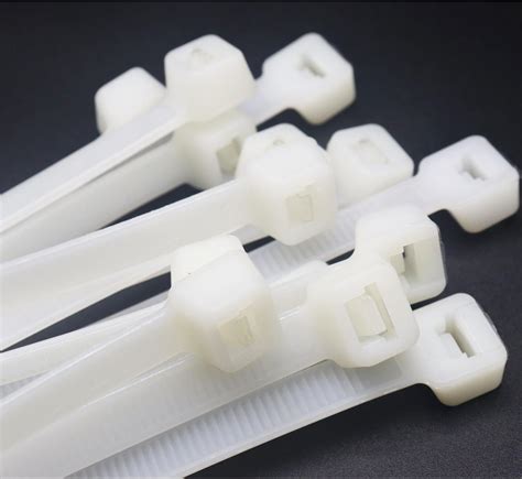 heavy duty white zip ties.